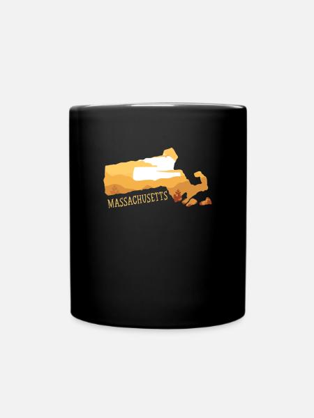 Massachusetts - Tasse einfarbig - Schwarz