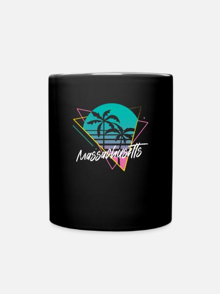 Massachusetts - Tasse einfarbig - Schwarz