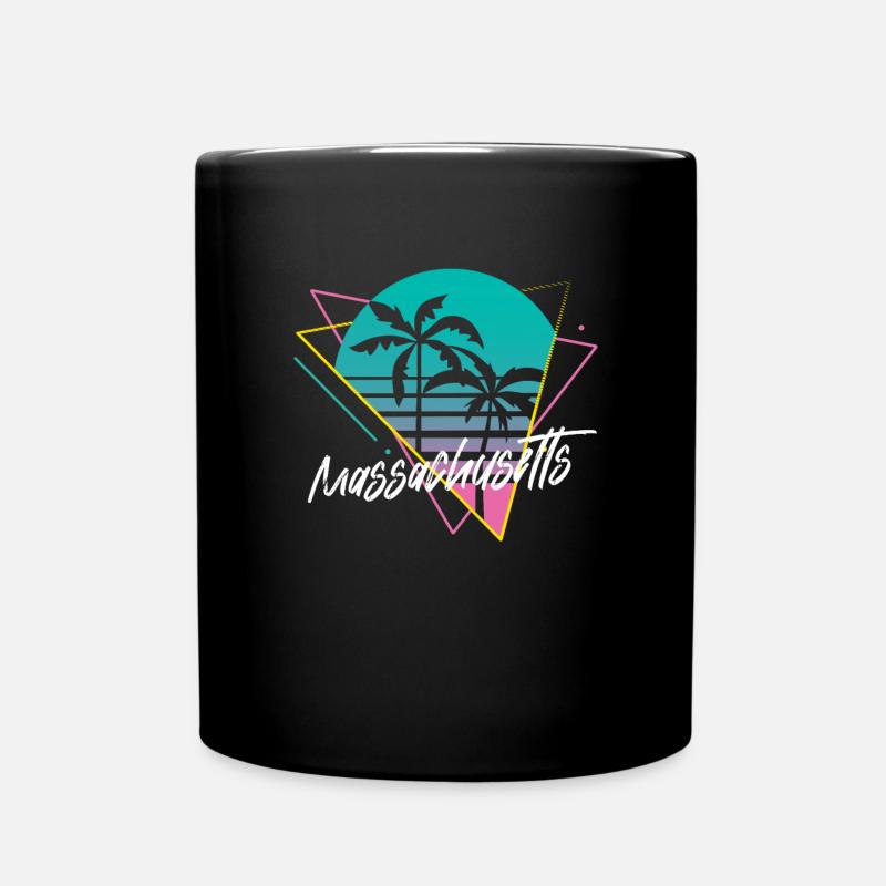Massachusetts - Tasse einfarbig - Schwarz