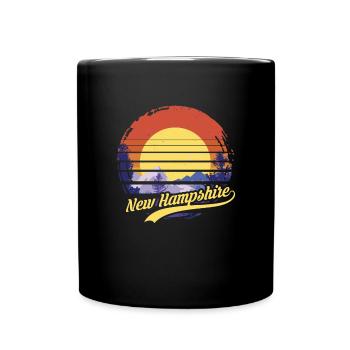 New Hampshire - Full Colour Mug - black - Front