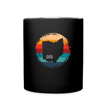Ohio - Full Colour Mug - black - Front