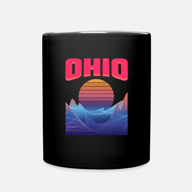 Ohio - Tasse einfarbig - Schwarz