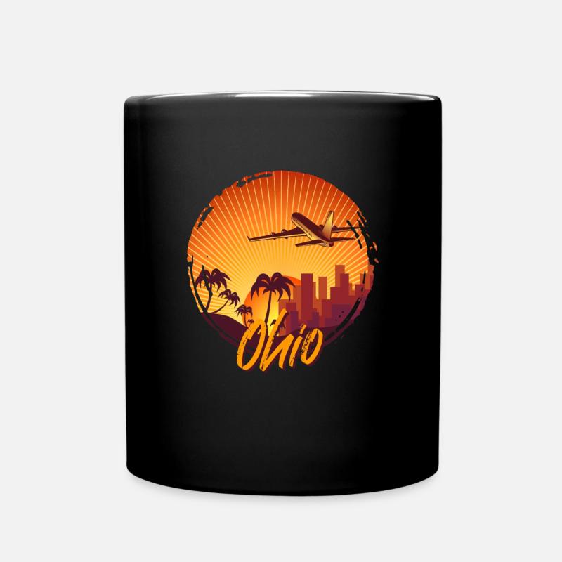Ohio - Tasse einfarbig - Schwarz