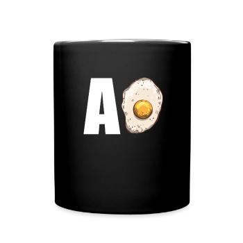 Ein huevo lustiger mexikanischer hispanischer Slan - Tasse einfarbig - Schwarz - Vorne
