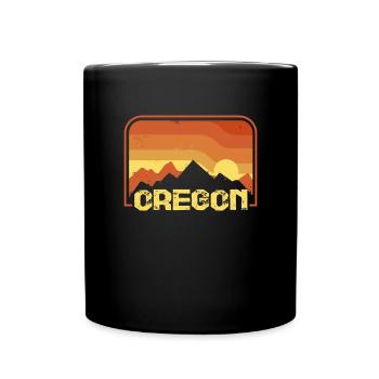 Oregon - Tasse einfarbig - Schwarz - Vorne