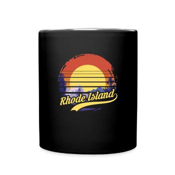 Rhode Island - Full Colour Mug - black - Front