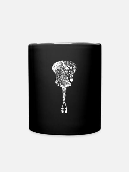 Guitar Tree Guitar Player Guitarist - Full Colour Mug - black