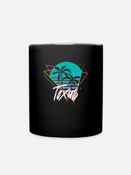 Texas - Tasse einfarbig - Schwarz