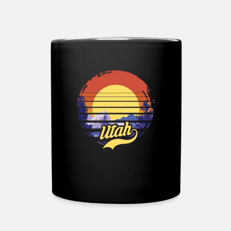 Utah - Tasse einfarbig - Schwarz