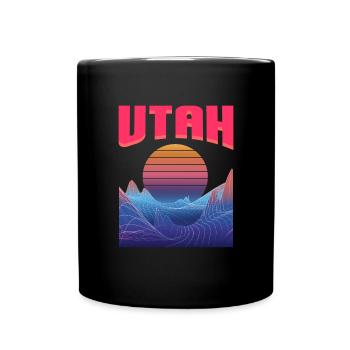 Utah - Mug uni - noir - Devant