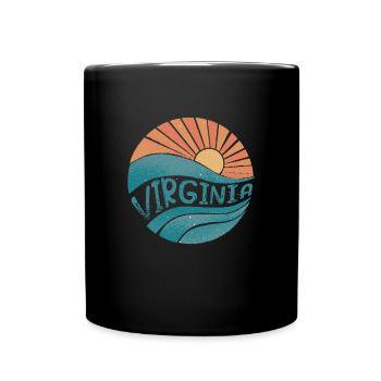 Virginia - Full Colour Mug - black - Front
