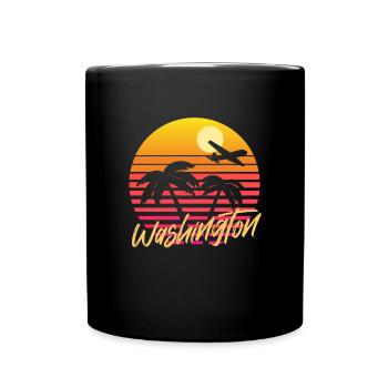 Washington - Mug uni - noir - Devant