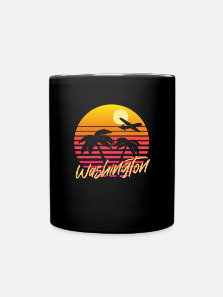 Washington - Mug uni - noir