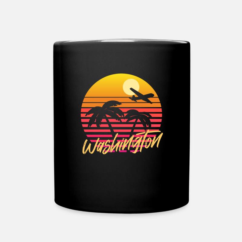 Washington - Mug uni - noir