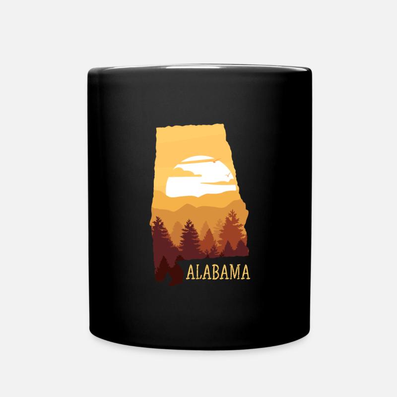Alabama - Full Colour Mug - black