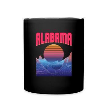 alabama - Tasse einfarbig - Schwarz - Vorne