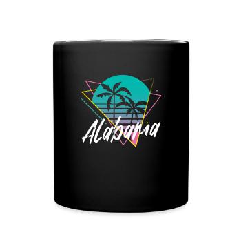 alabama - Tasse einfarbig - Schwarz - Vorne