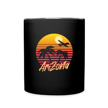 arizona - Tasse einfarbig - Schwarz - Vorne