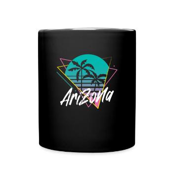 arizona - Tasse einfarbig - Schwarz - Vorne
