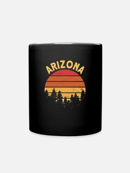 arizona - Tasse einfarbig - Schwarz