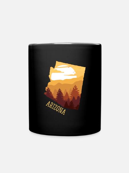 arizona - Tasse einfarbig - Schwarz