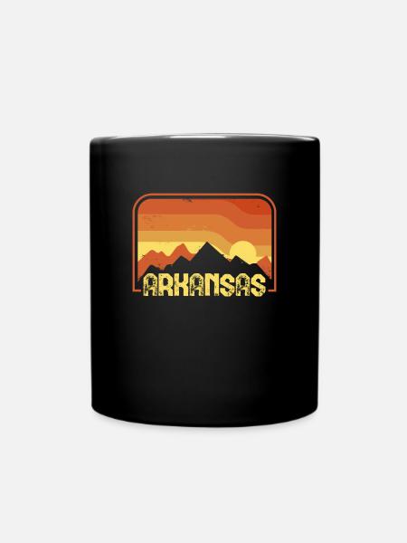 arkansas - Tasse einfarbig - Schwarz