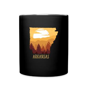 Arkansas - Mug uni - noir - Devant