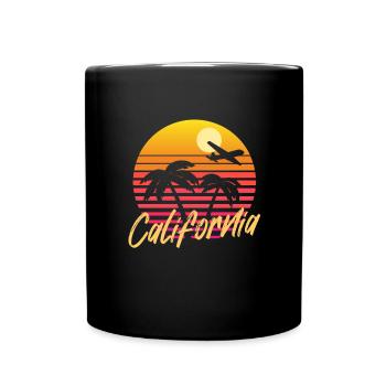Californie - Mug uni - noir - Devant