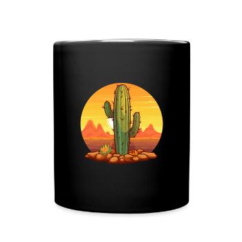 Cactus - Full Colour Mug - black - Front