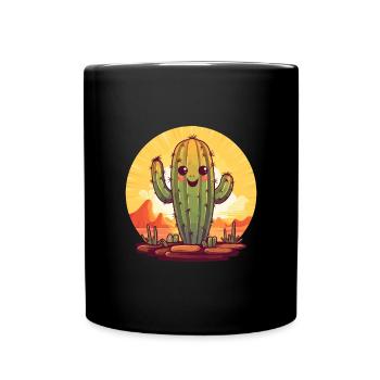 Cactus - Full Colour Mug - black - Front