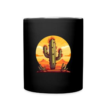 Cactus - Full Colour Mug - black - Front