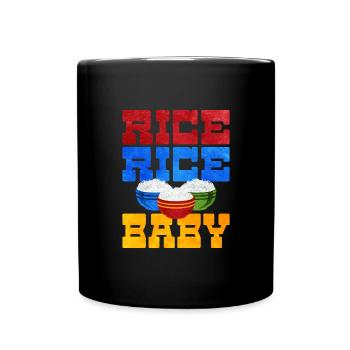 Riz - Mug uni - noir - Devant
