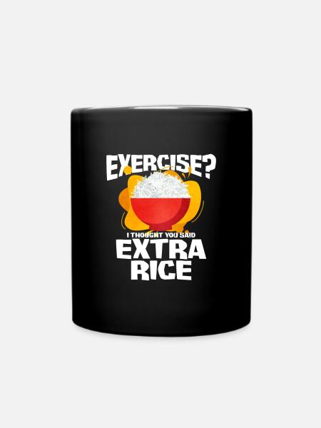 Reis - Tasse einfarbig - Schwarz