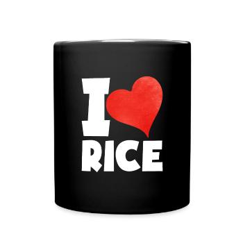 Riz - Mug uni - noir - Devant