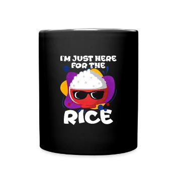 Riz - Mug uni - noir - Devant