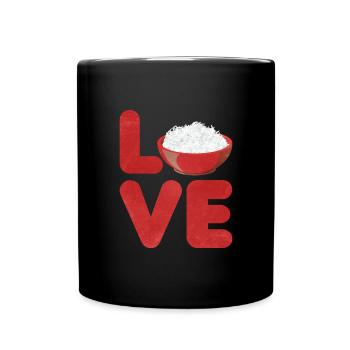 Riz - Mug uni - noir - Devant