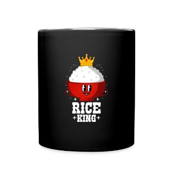 Riz - Mug uni - noir - Devant