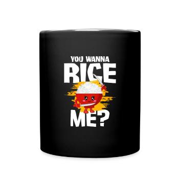 Riz - Mug uni - noir - Devant