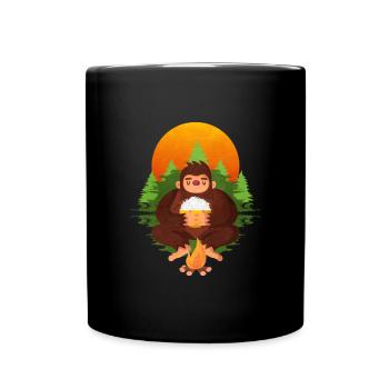 Riz - Mug uni - noir - Devant