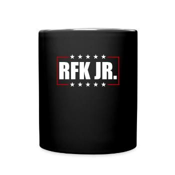 Robert Kennedy Jr. f�r Pr�sident '24 RFK Jr. 2024 - Tasse einfarbig - Schwarz - Vorne