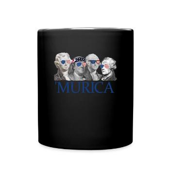 Murica Gr�ndungsv�ter patriotisch 4. Juli Murica - Tasse einfarbig - Schwarz - Vorne