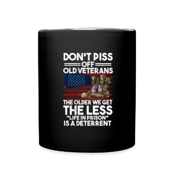 Vétéran du Vietnam - Mug uni - noir - Devant
