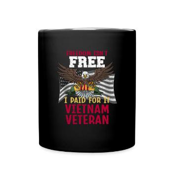 Vietnam Veteran - Full Colour Mug - black - Front