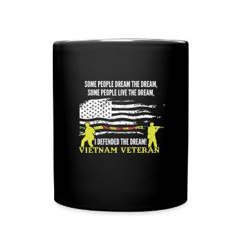 Vétéran du Vietnam - Mug uni - noir - Devant