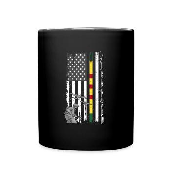Vietnam Veteran - Full Colour Mug - black - Front