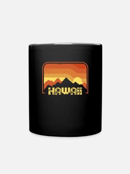 hawaii - Tasse einfarbig - Schwarz
