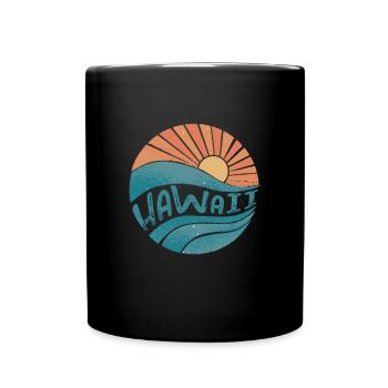 Hawaï - Mug uni - noir - Devant