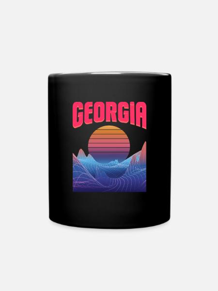 georgia - Tasse einfarbig - Schwarz