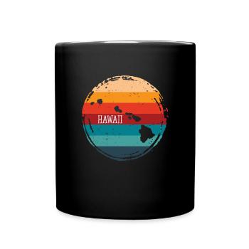 Hawaï - Mug uni - noir - Devant