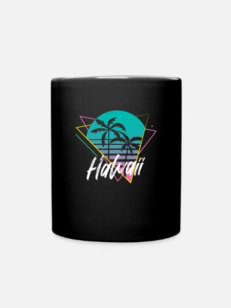 hawaii - Tasse einfarbig - Schwarz